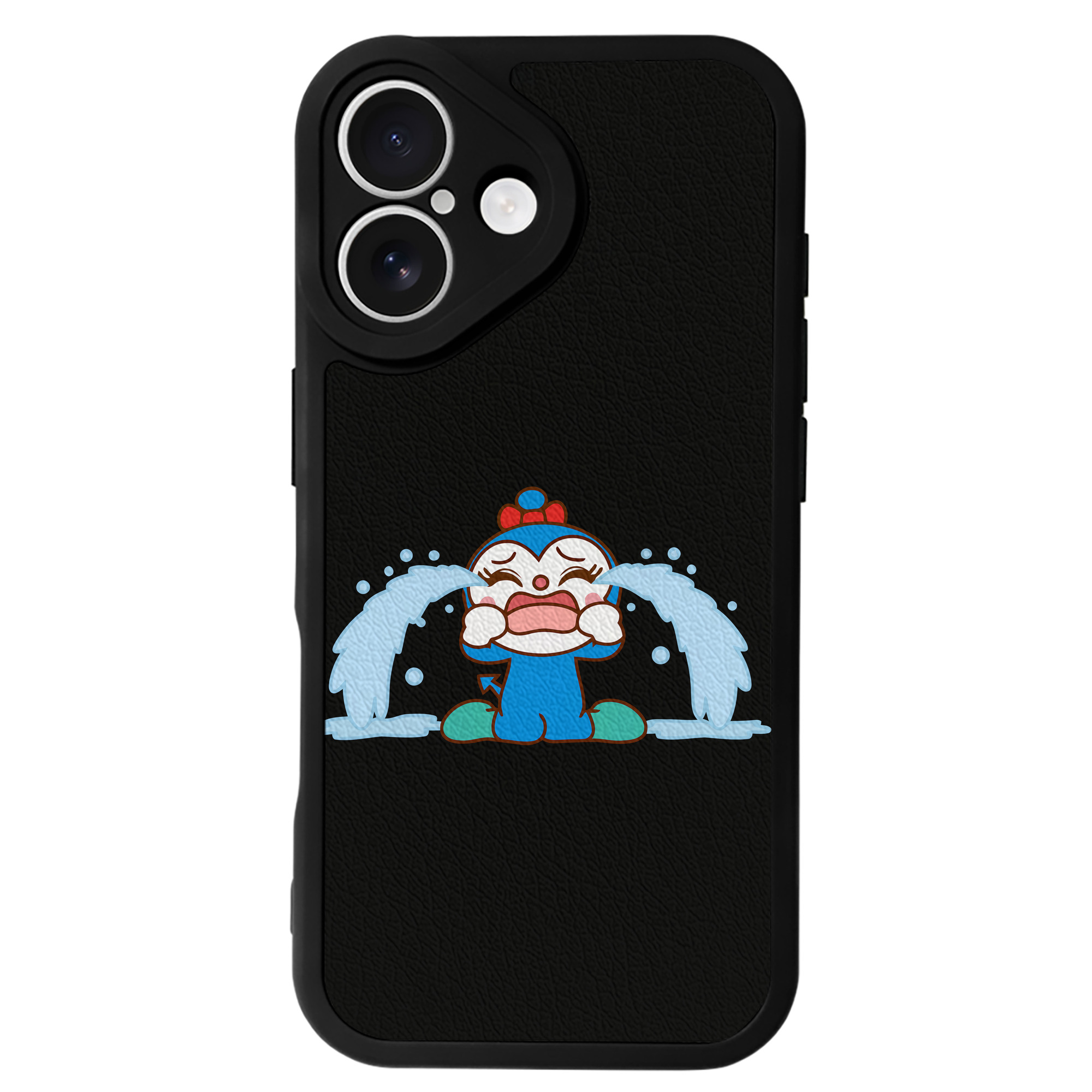 （画像用） アンパンマン Anpanman 【iPhone 16シリーズ対応】シリコンスマホケース（レザー調） 材質：シリコン